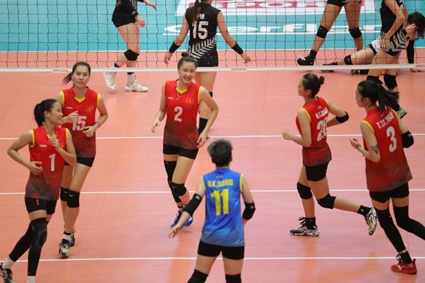 Vietnam advance to Asian Women’s U23 Volleyball quarter-finals hinh anh 1