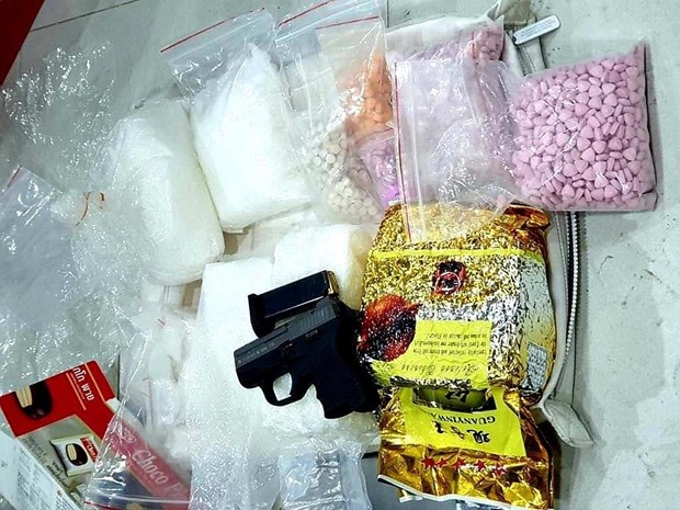 HCM City: Police bust ring trafficking drugs from Cambodia hinh anh 1
