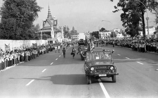 Volunteer soldiers mark 30 years of mission fulfillment in Cambodia hinh anh 1