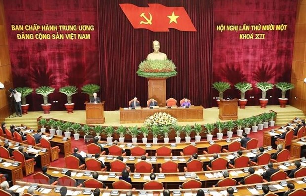 Fifth working day of Party Central Committee’s 11th session hinh anh 1