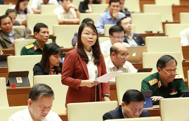 Bill on entry, exit of Vietnamese citizens under spotlight at NA on October 28 hinh anh 1