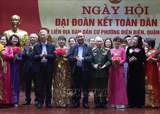 PM attends great national unity festival in Hanoi hinh anh 1