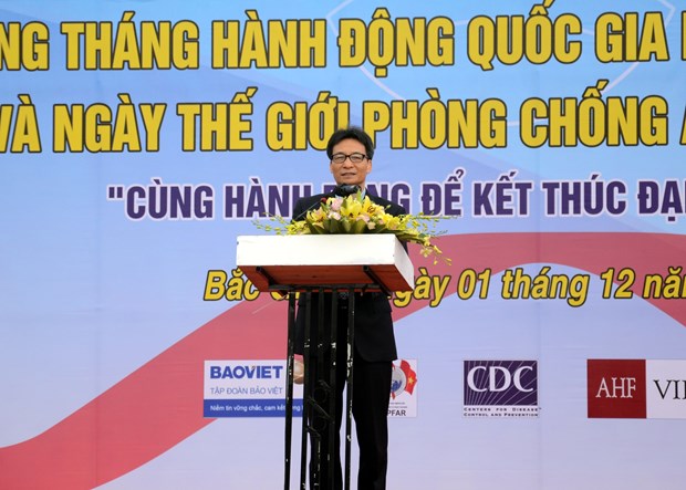 Vietnam hopes to be among leading nations in HIV/AIDS combat hinh anh 1