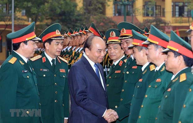 Prime Minister works with Tank-Armoured Corps hinh anh 1