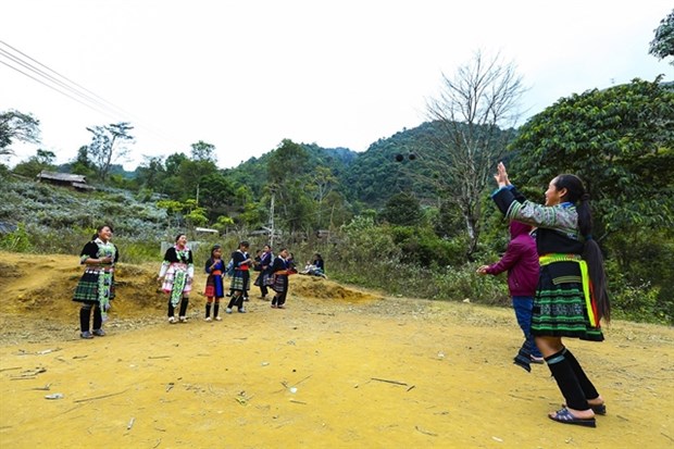 Mong ethnic people celebrate New Year hinh anh 1