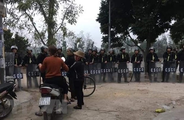 Hanoi’s police prosecute disturbance case in Dong Tam commune hinh anh 1