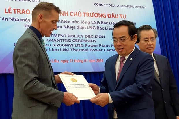 Liquefied natural gas-fired power plant to be built in Bac Lieu hinh anh 1