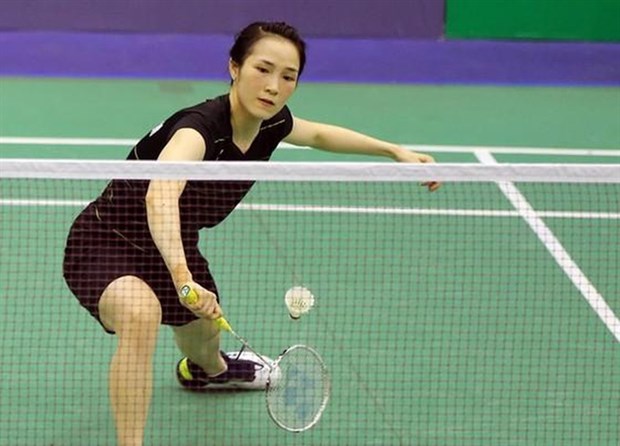 Vietnamese female badminton players win in first round of Austrian Open hinh anh 1