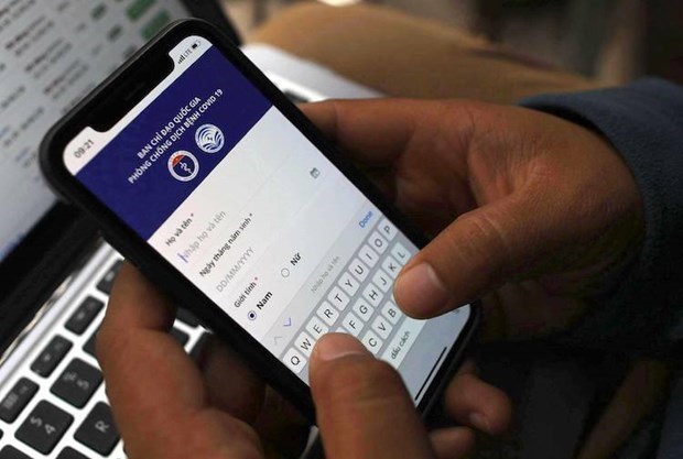 Over 115,000 health declarations filled out on NCOVI app hinh anh 1