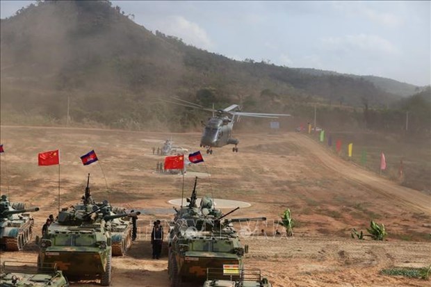 Cambodia, China kick off Golden Dragon exercise despite coronavirus hinh anh 1