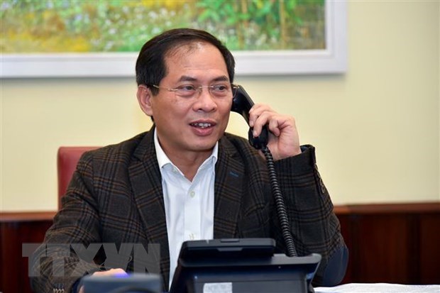 Deputy Foreign Minister talks with counterparts about COVID-19 hinh anh 1