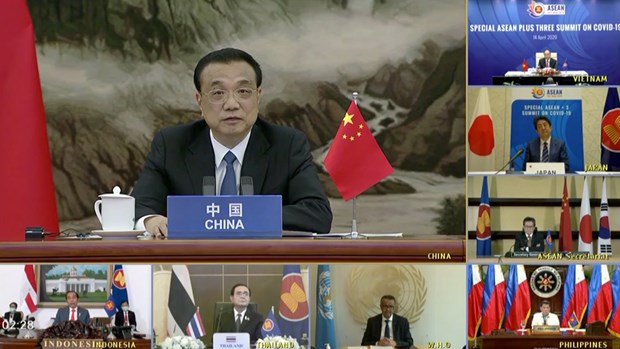 Chinese Premier calls for joint efforts against COVID-19 hinh anh 1