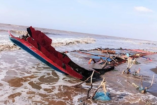 Three Indonesians rescued off Mekong Delta coast hinh anh 1