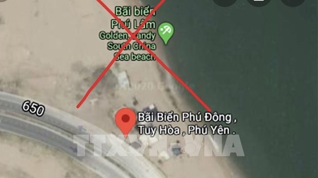 Google Maps removes wrongful information about beach in Vietnam’s Phu Yen province hinh anh 1