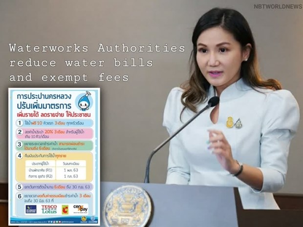 Thailand’s Waterworks Authorities reduce water bills, exempt fees hinh anh 1