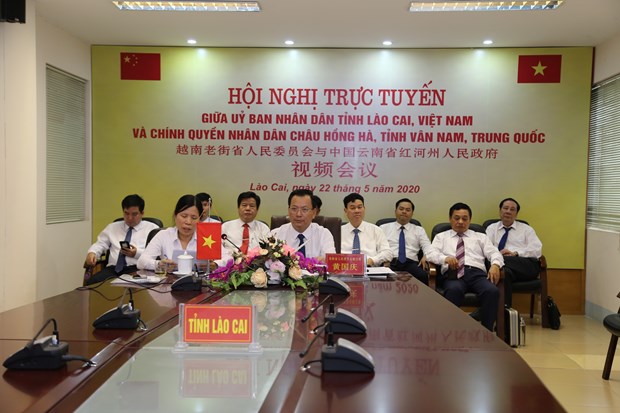 Lao Cai boosts cooperation with Chinese locality hinh anh 1