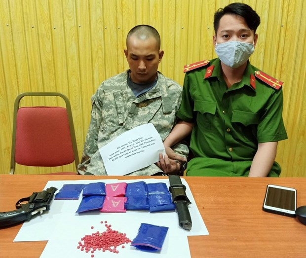 Thanh Hoa detains major drug trafficker hinh anh 1