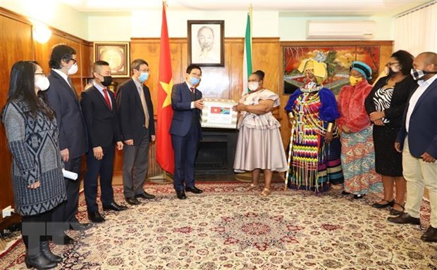 Vietnam presents gift to South Africa to fight COVID-19 hinh anh 1
