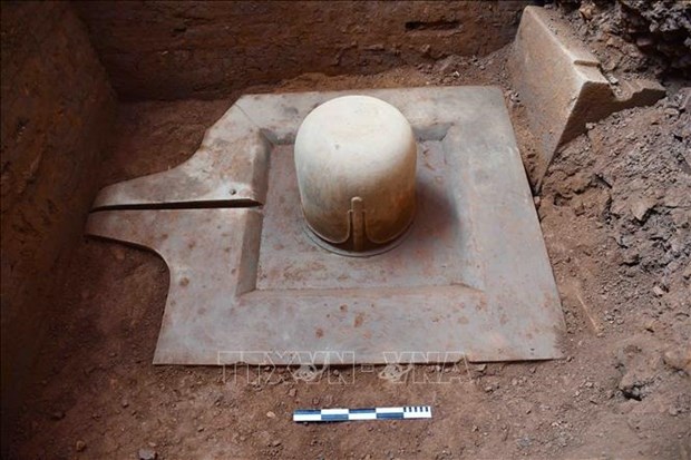 Ninth-century Shiv Linga unearthed at My Son Sanctuary hinh anh 1