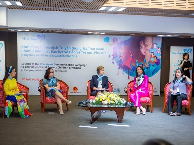 Campaign launched to end violence against children, women hinh anh 1