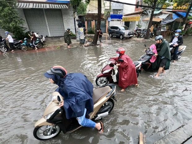 HCM City sees big decrease in street flooding hinh anh 1