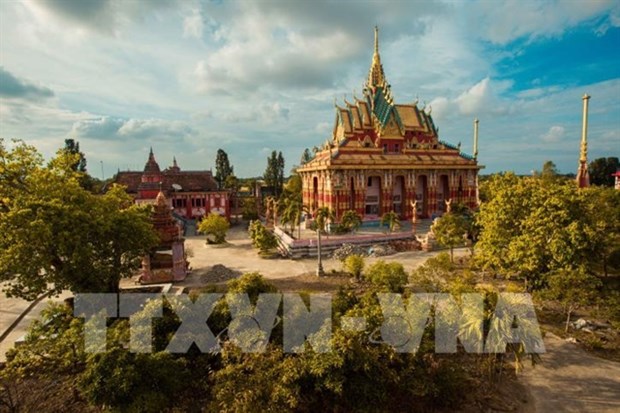 Khmer culture at Xiem Can pagoda hinh anh 1