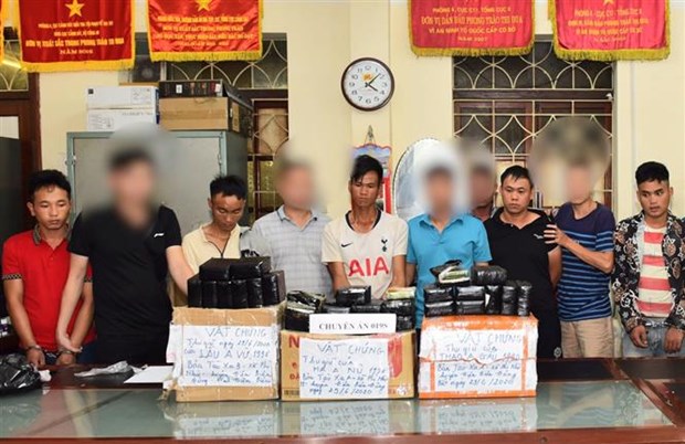 Three drug trafficking rings busted hinh anh 1