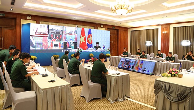 Vietnam joins virtual ASEAN Chiefs of Army Multilateral Meeting hinh anh 1