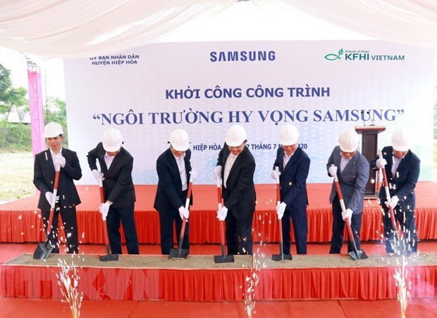 Samsung Vietnam-funded hope school to benefit Bac Giang’s needy students hinh anh 1