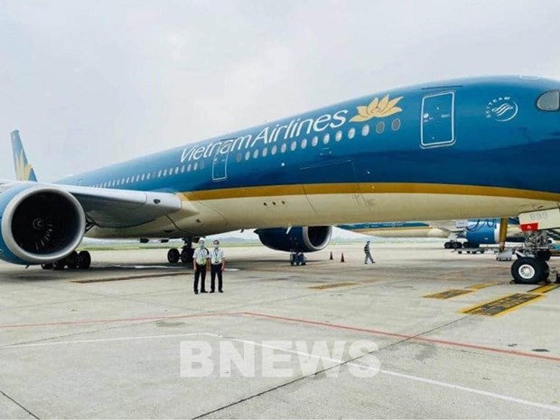 Vietnam Airlines’ flight carries stranded citizens in Equatorial Guinea home hinh anh 1