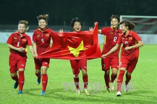 Women’s national football team keep top place in Southeast Asia hinh anh 1