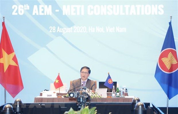 ASEAN, Japanese Economic Ministers seek measures to boost economic recovery hinh anh 1