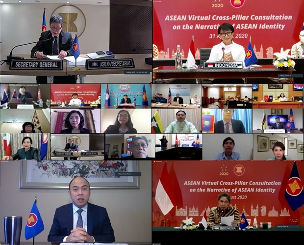 Virtual consultation looks into ASEAN Identity Narrative hinh anh 1