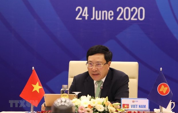 53rd ASEAN Foreign Minister’s Meeting to be held online hinh anh 1