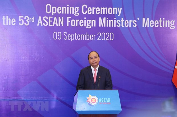 Remarks by PM Nguyen Xuan Phuc at AMM-53 opening ceremony hinh anh 1