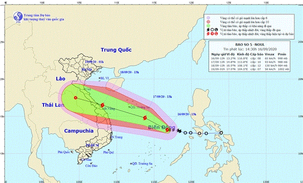 Storm expected to make landfall in central region on Sept. 18 hinh anh 1