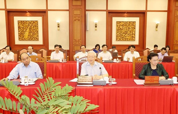Hanoi needs to set example in all fields: top leader hinh anh 1