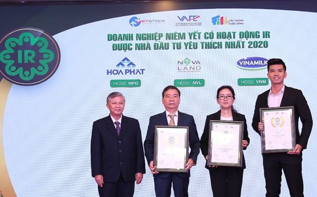 Listed companies with best investor relations in 2020 announced hinh anh 1