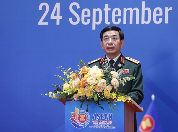 ASEAN chiefs of defence forces gather at online 17th meeting hinh anh 1