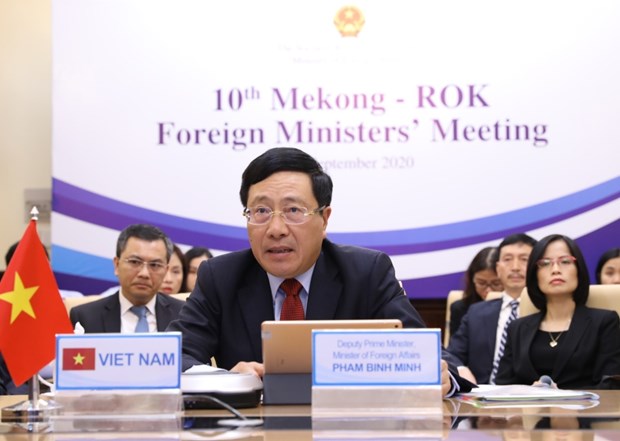 10th Mekong-RoK Foreign Ministers’ Meeting held online hinh anh 1