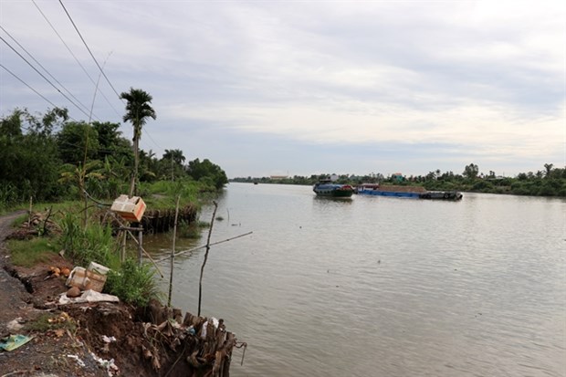 Mekong Delta province faces worsening river, canal erosion hinh anh 1