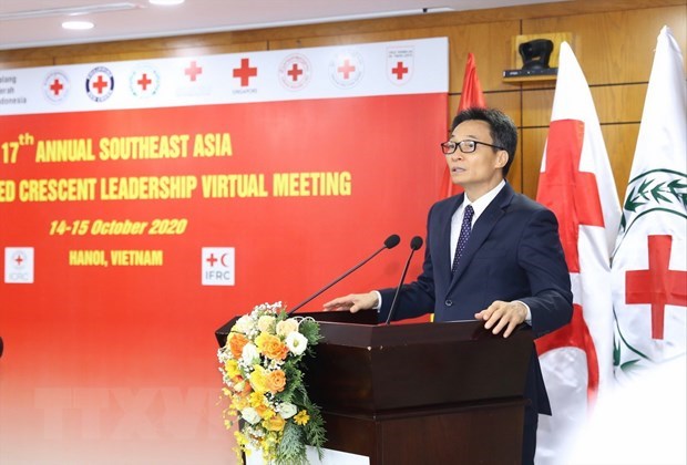 Southeast Asia Red Cross and Red Crescent Leadership Meeting opens hinh anh 1