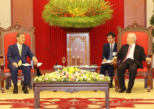 Vietnam considers Japan a leading, long-term partner: top leader hinh anh 1