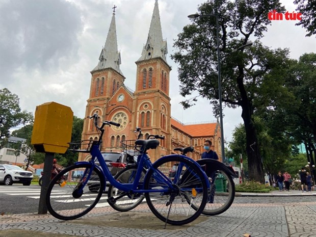 HCM City sets up public rental sites for bicycles hinh anh 1