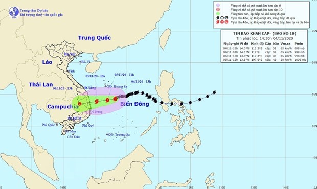 Storm Goni turns into low tropical pressure hinh anh 1
