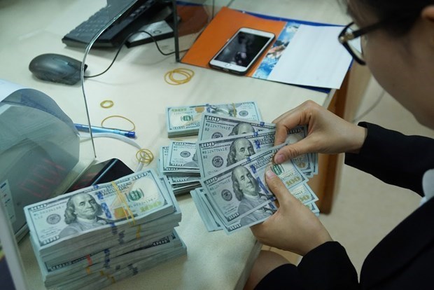 Reference exchange rate down 15 VND hinh anh 1