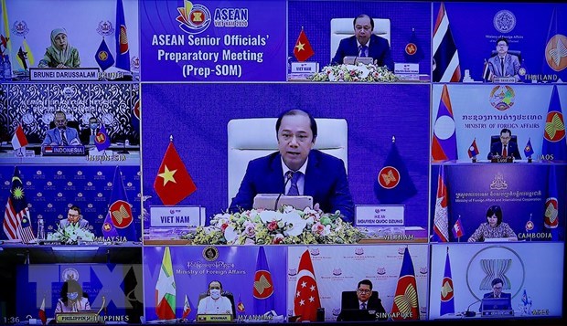 Senior officials review preparations for 37th ASEAN Summit, related events hinh anh 1