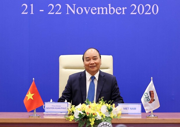 PM Nguyen Xuan Phuc attends virtual G20 Summit hinh anh 1