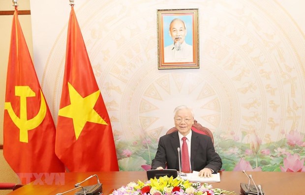 Vietnam always treasures special relations with Cuba: Top leader hinh anh 1