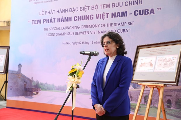 Joint stamp issue marks 60th anniversary of Vietnam-Cuba diplomatic ties hinh anh 2